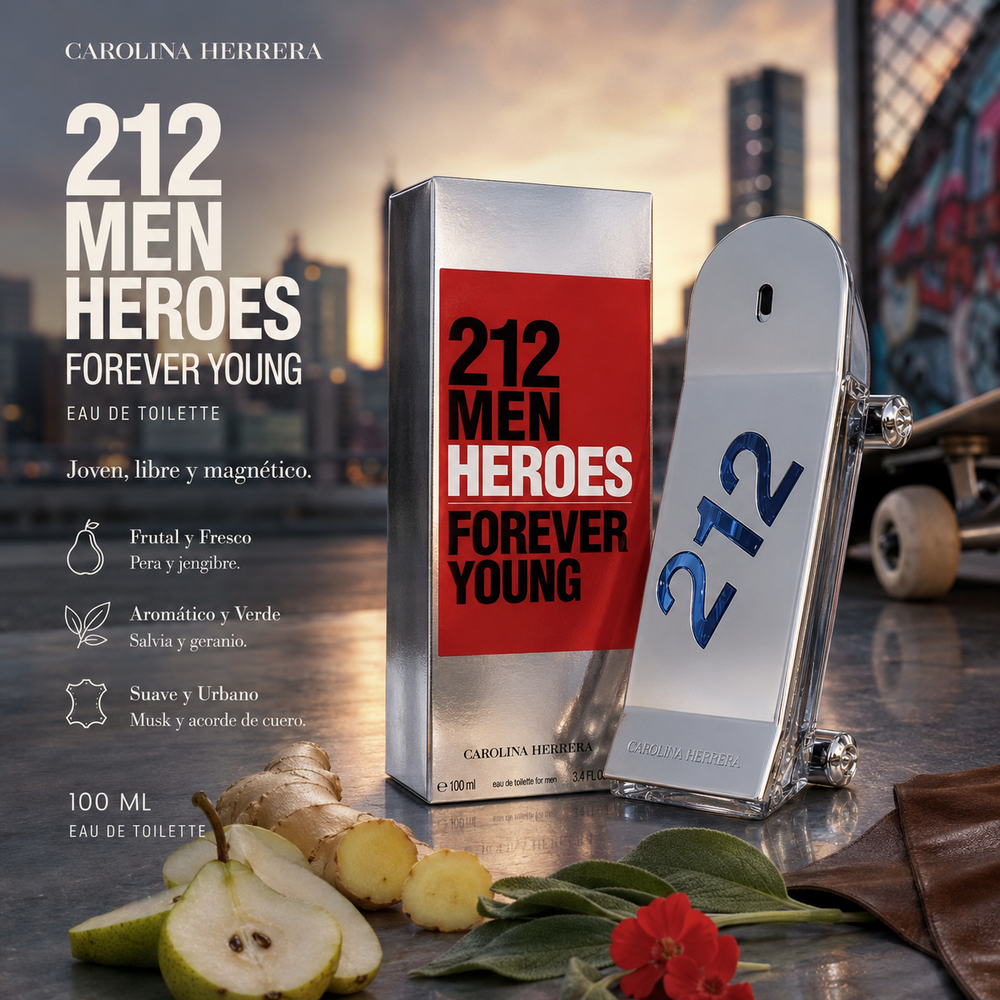 Carolina Herrera 212 Men Heroes (Fresco)