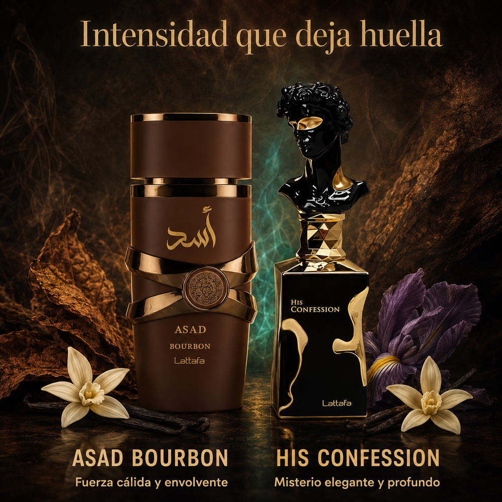 Combo Asad Bourbon + His Confession (Dulce)