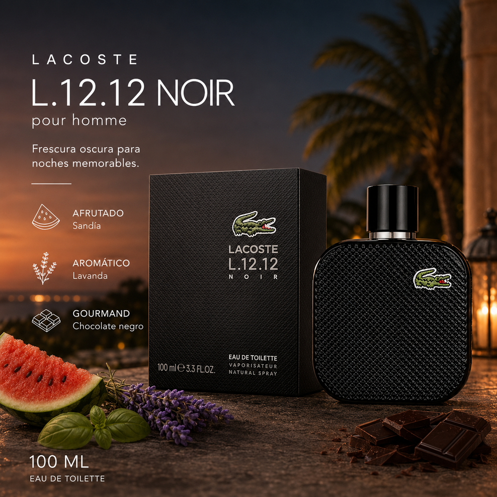 Lacoste L.12.12 Noir (Intenso