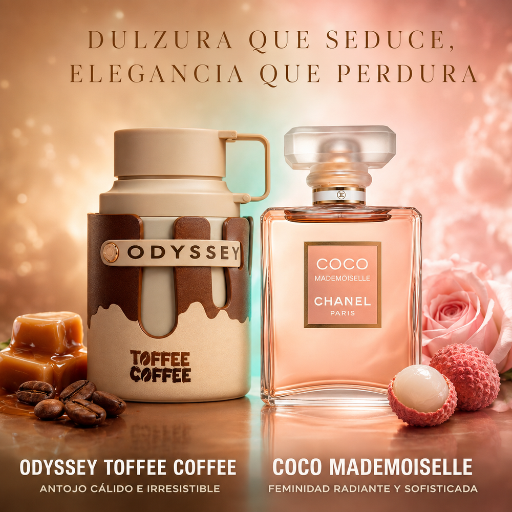Combo Odyssey Toffee Coffee + Coco Mademoiselle (Dulce)