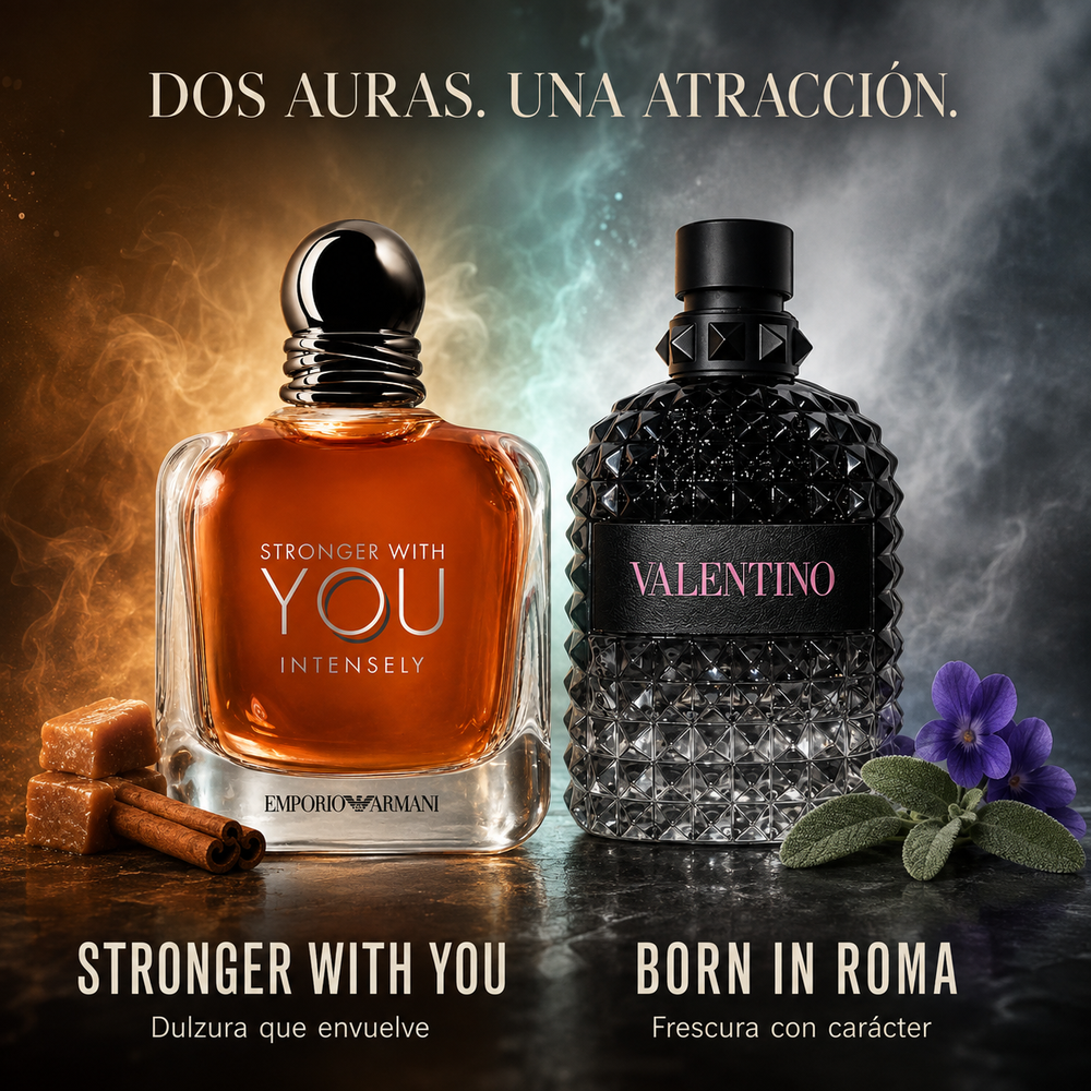Combo Stronger With You Intensely + Valentino Born in Roma (Dulce)