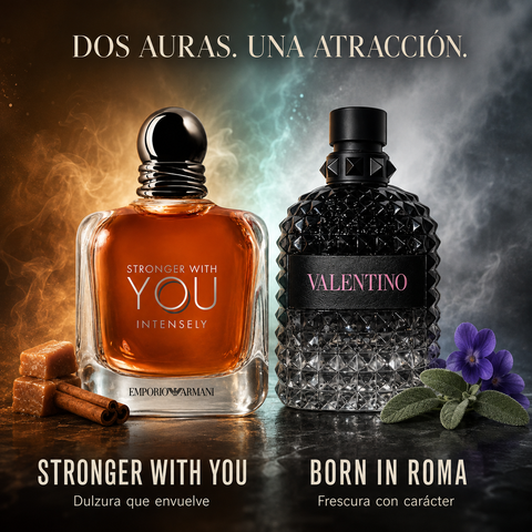 Combo Stronger With You Intensely + Valentino Born in Roma (Dulce)