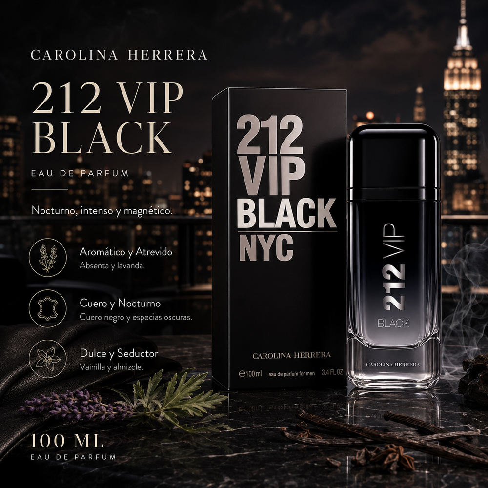 Carolina Herrera 212 VIP Black (Intenso)