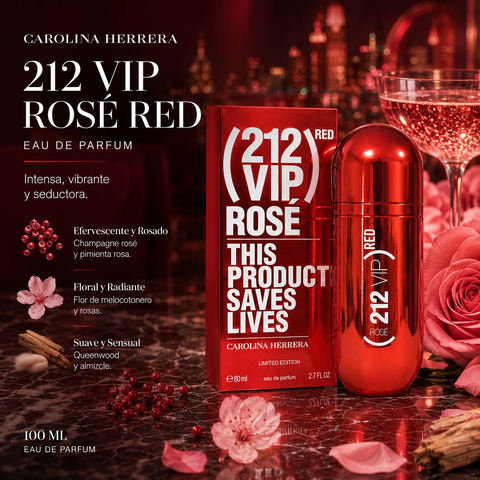 Carolina Herrera 212 VIP Rosé Red (Intenso)