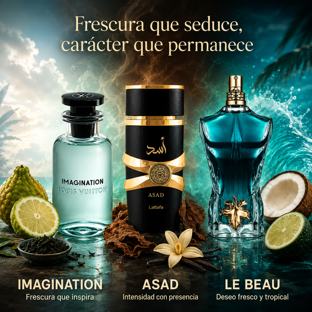 Combo Trío Imagination + Asad + Le Beau (Fresco)