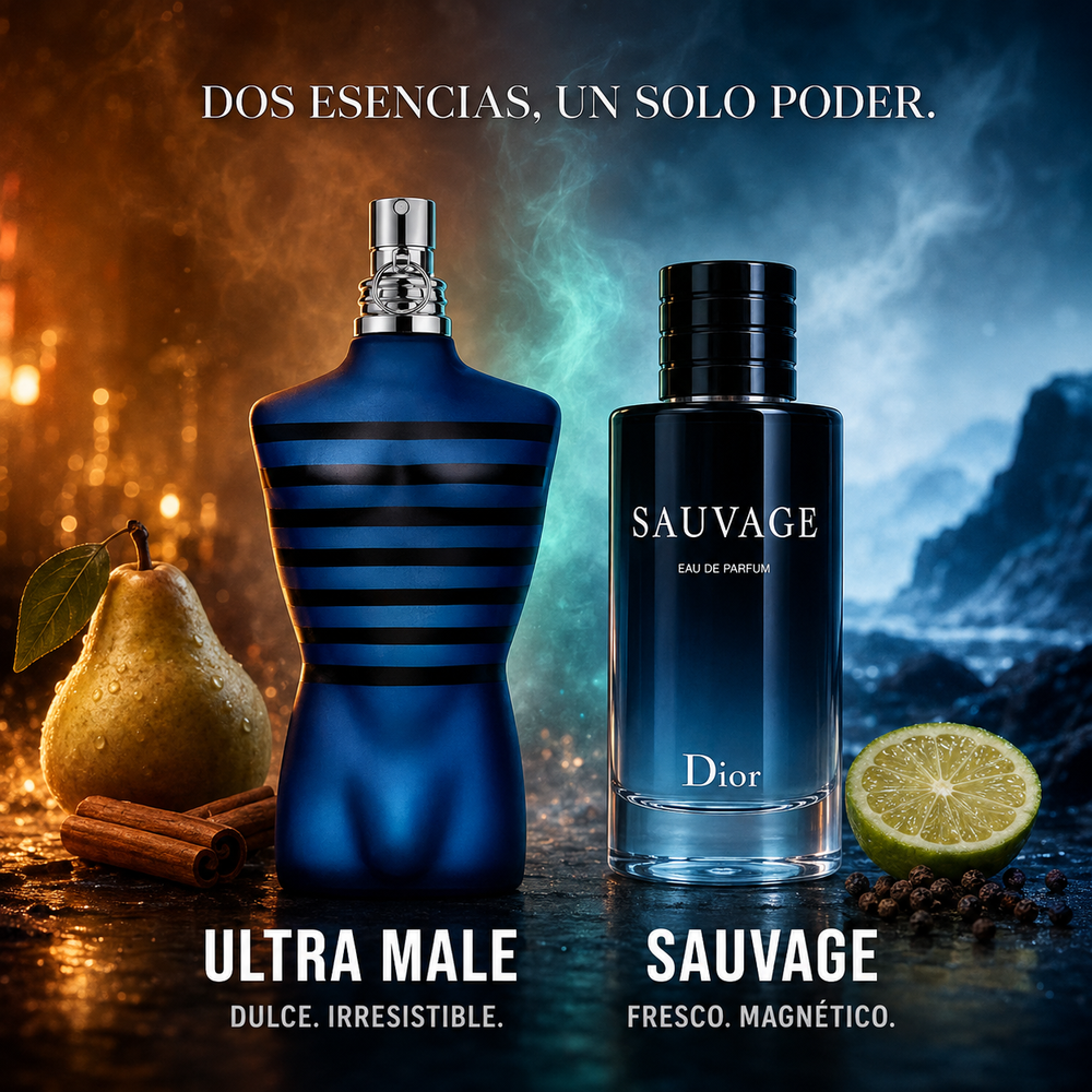 Combo Ultra Male + Sauvage (Intenso)