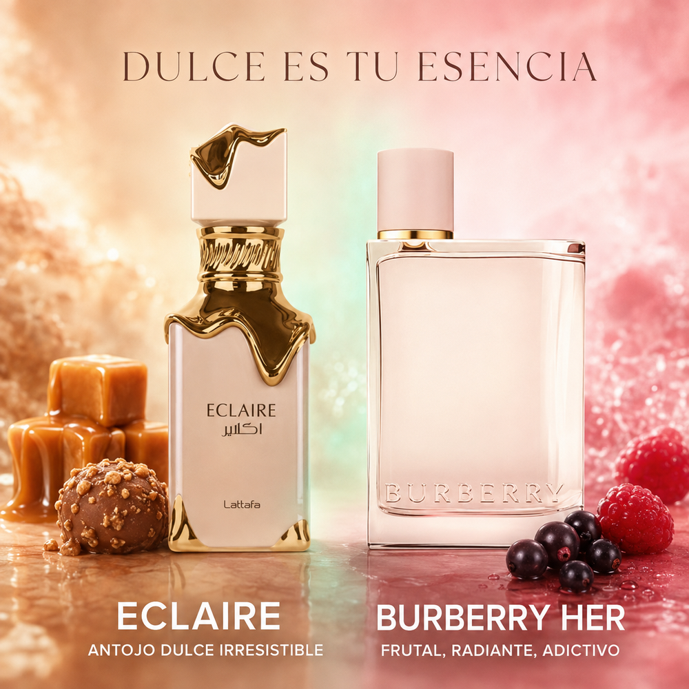 Combo Eclaire + Burberry Her (Dulce)