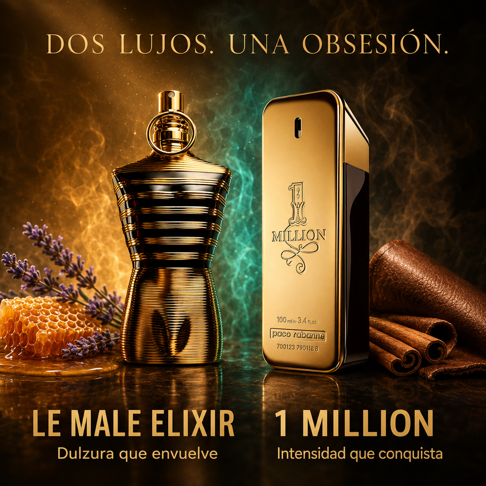 Combo Le Male Elixir + One Million (Intenso)